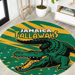 Afro Jamaica Cricket Tallawahs Round Carpet Fi Wi Tallawahs Champions