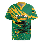 Custom Afro Jamaica Cricket Tallawahs Rugby Jersey Fi Wi Tallawahs Champions