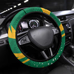Afro Jamaica Cricket Tallawahs Steering Wheel Cover Fi Wi Tallawahs Champions