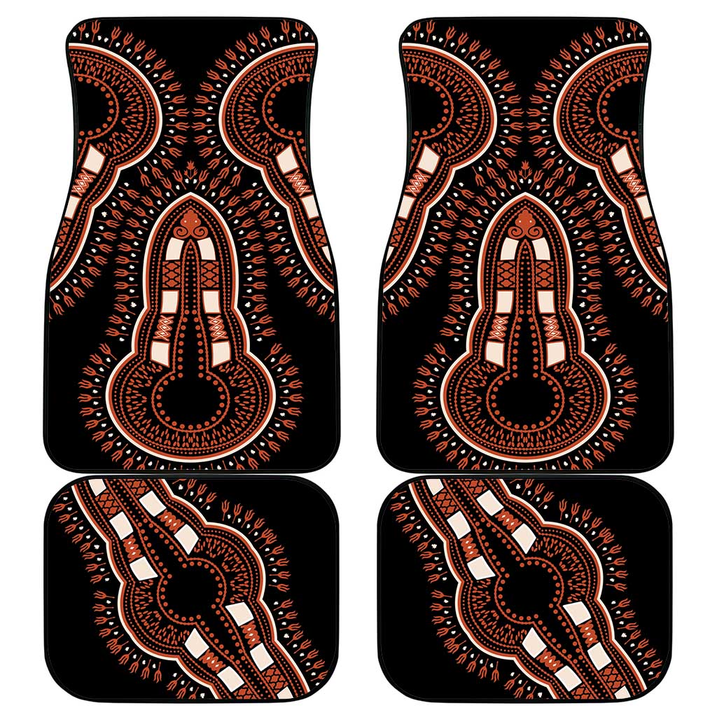 African Dashiki Car Mats Afro Vintage Pattern