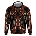 African Dashiki Hoodie Afro Vintage Pattern