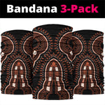 African Dashiki Neck Gaiter Afro Vintage Pattern LT01