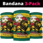Togo Independence Day Neck Gaiter Lion Rosa Flag Style LT01