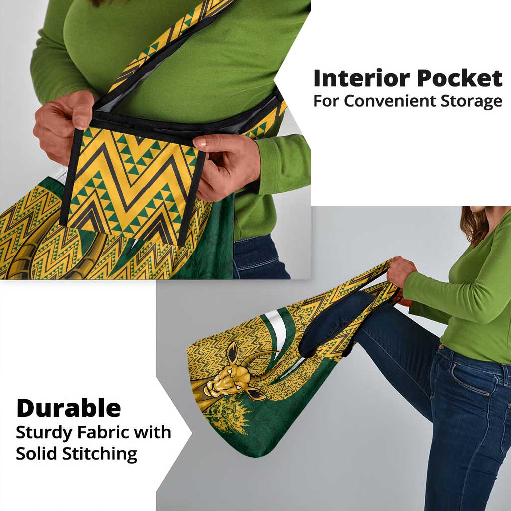South Africa Rugby Grocery Bag - Come On Bokke, Champion World Cup