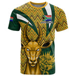 Custom South Africa Rugby T shirt - Come On Bokke, Champion World Cup
