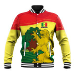 Custom Senegal Baseball Jacket with Bahamian Lion and Baobab Flag Style LT01