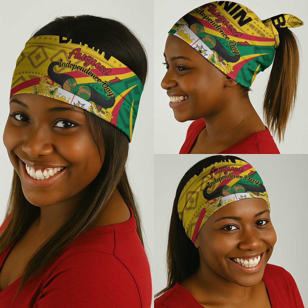 Benin Independence Day 1960 Neck Gaiter Fraternite Justice Travail LT01