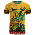 Personalized Black Jamaican Independence Day 1962 T shirt Jumieka Streamertail Reggae Pattern LT01