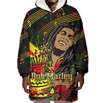 The Father of Reggae Wearable Blanket Hoodie - Legendary Birthday Tribute