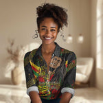 The Father of Reggae Women Casual Shirt - Legendary Birthday Tribute LT01