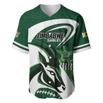 Custom Rugby Zimbabwe Baseball Jersey Sables Is The Champion - African Pride
