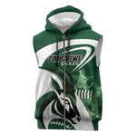Custom Rugby Zimbabwe Sleeveless Zip Hoodie Sables Is The Champion - African Pride