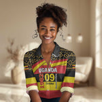 Personalized Uganda Women Casual Shirt African Pattern - Independence Day 1962 LT01