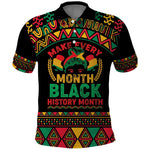 Make Every Month Black History Month Polo Shirt African Pattern