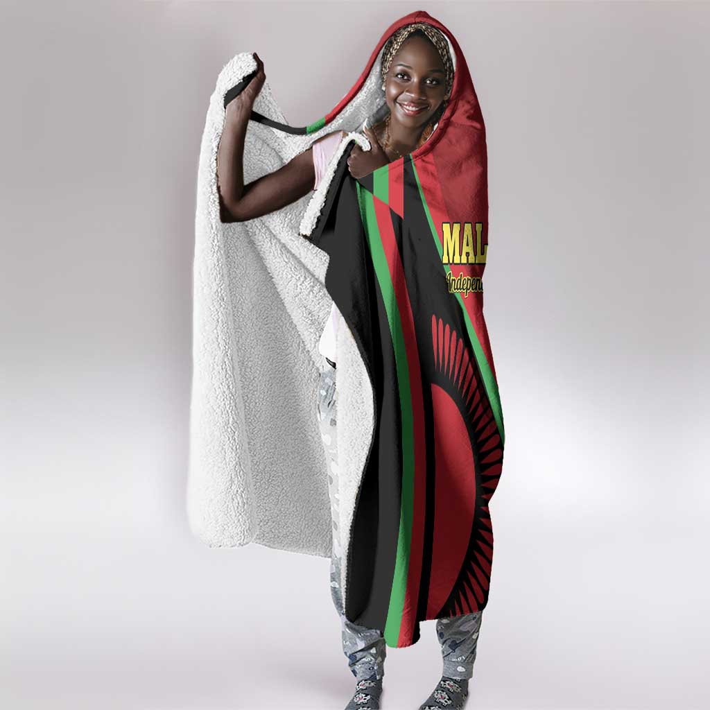 Malawi Independence Day Hooded Blanket Unity and Freedom