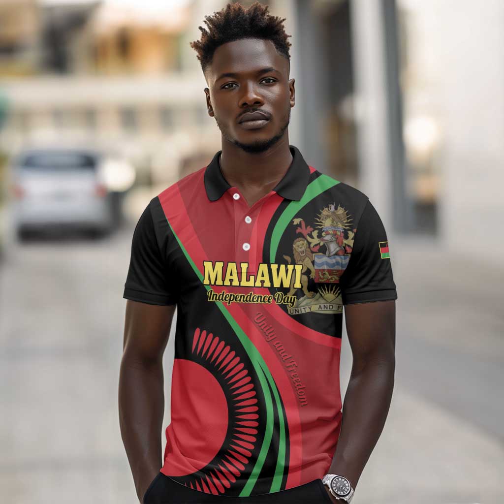 Malawi Independence Day Polo Shirt Unity and Freedom