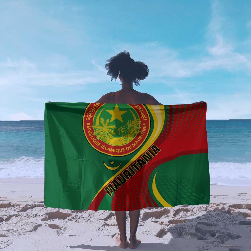 Mauritania Independence Day Sarong with Mauritanian Seal - Special Version