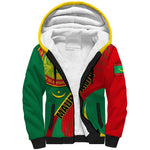 Personalized Mauritania Independence Day Sherpa Hoodie with Mauritanian Seal - Special Version