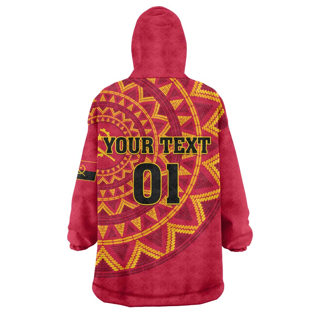 Support Palancas Negras - Red Angola Football KId Wearable Blanket Hoodie