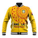 Support Palancas Negras - Yellow Angola Football Baseball Jacket LT01