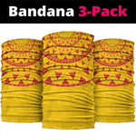 Support Palancas Negras - Yellow Angola Football Neck Gaiter - African Pride