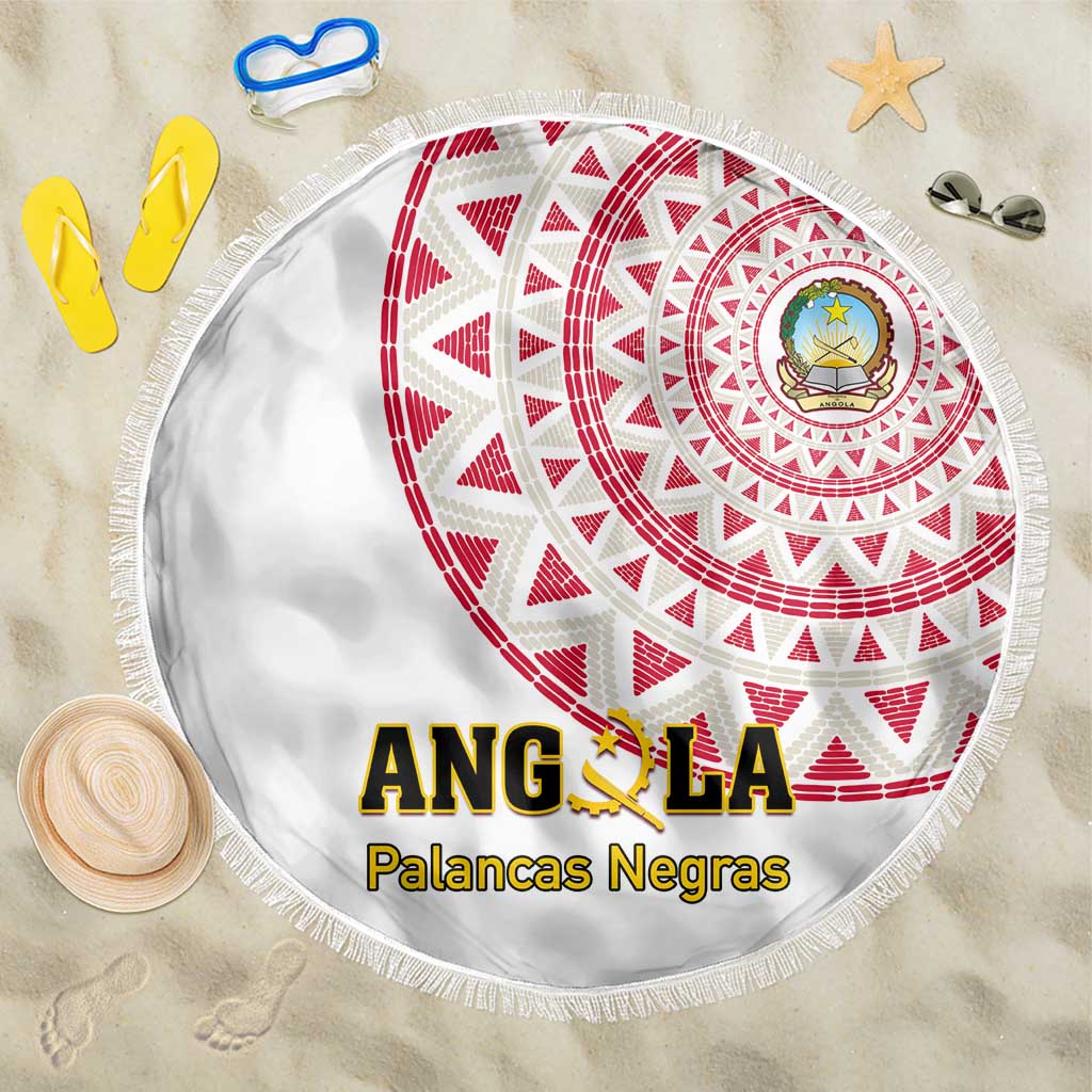 Support Palancas Negras - White Angola Football Beach Blanket