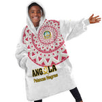 Support Palancas Negras - White Angola Football KId Wearable Blanket Hoodie