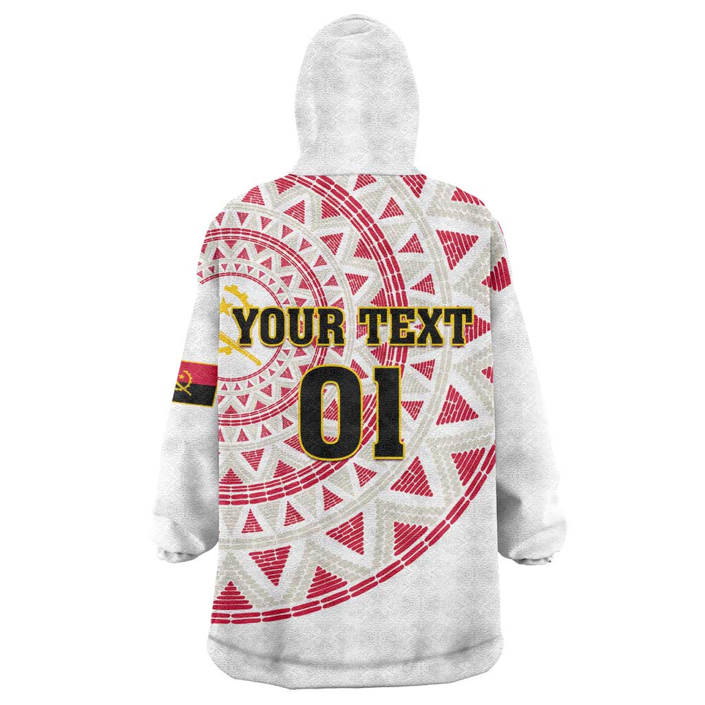 Support Palancas Negras - White Angola Football KId Wearable Blanket Hoodie