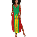 Support the Lions of Chinguetti - Mauritania Football Summer Maxi Dress
