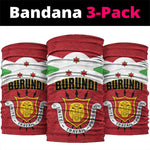 Burundi Neck Gaiter Coat Of Arms African Pattern LT01