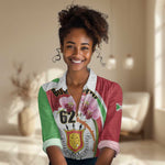 Personalized Burundi Independence Day Women Casual Shirt Coat Of Arms Bujumbura Flower LT01
