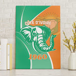 Ivory Coast Independence Day Canvas Wall Art Cote d Ivoire Elephant