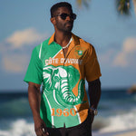 Ivory Coast Independence Day Hawaiian Shirt Cote d Ivoire Elephant