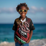 Custom Kenya Rugby Kid Hawaiian Shirt Simbas Elevate Your Game