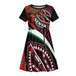 Custom Kenya Rugby Kid Short Sleeve Dress Simbas Elevate Your Game