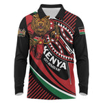 Custom Kenya Rugby Long Sleeve Polo Shirt Simbas Elevate Your Game