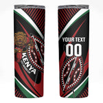 Custom Kenya Rugby Skinny Tumbler Simbas Elevate Your Game