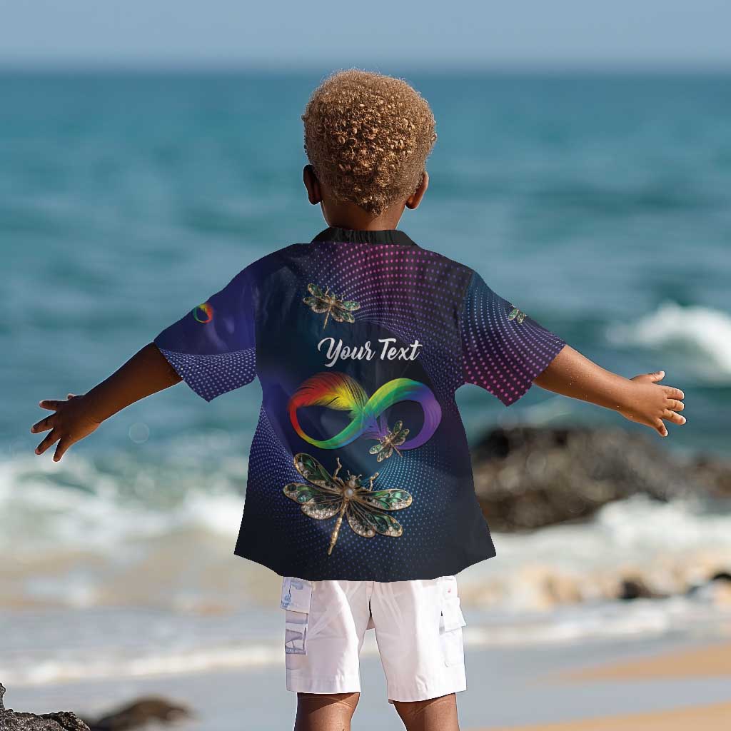 Personalized As Long As I Breathe You'll Be Remembered Kid Hawaiian Shirt Luxury Dragonfly - Feather Infinity