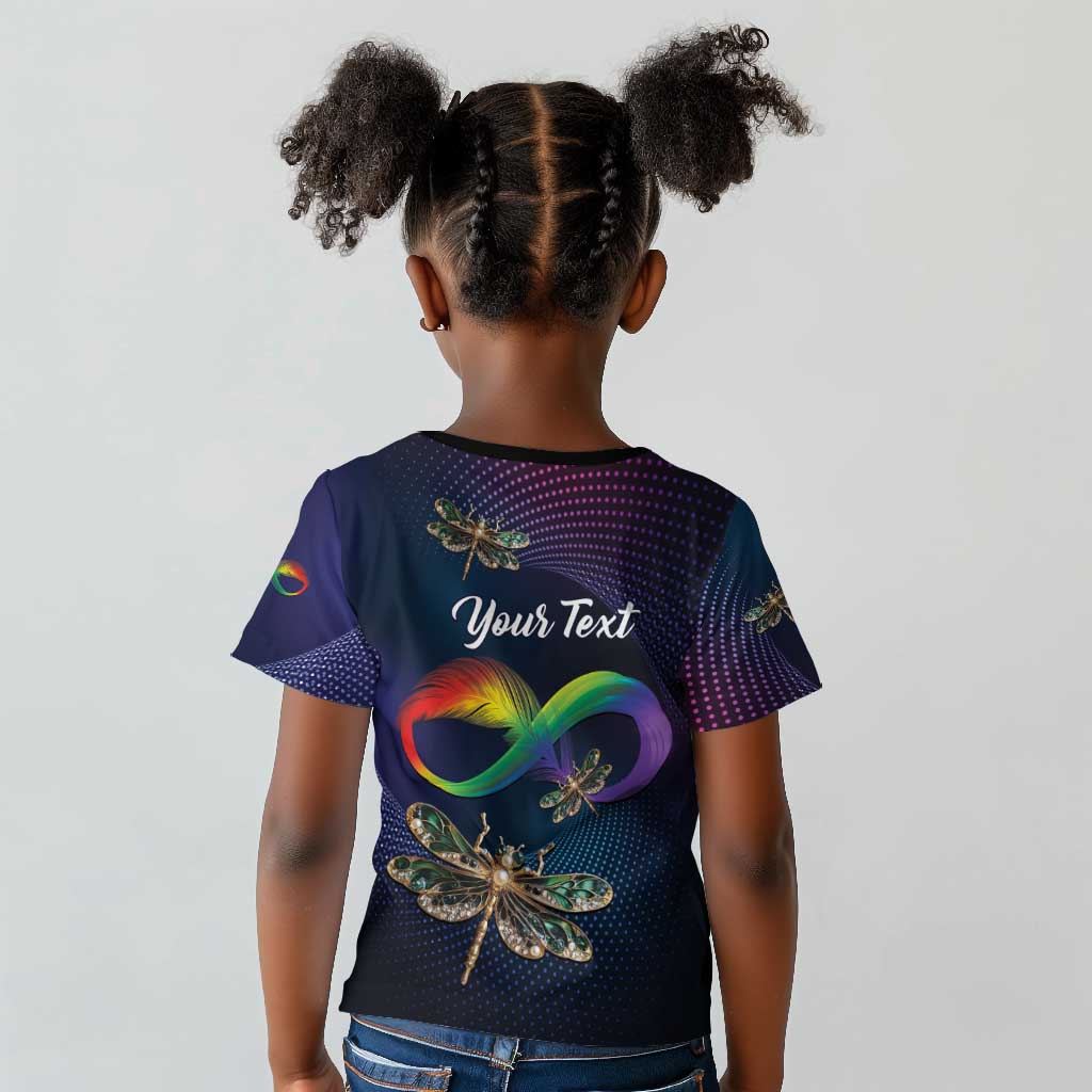 Personalized As Long As I Breathe You'll Be Remembered Kid T shirt Luxury Dragonfly - Feather Infinity