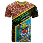 Tanzania Union Day 2024 T shirt Uhuru na Umoja Giraffe Pattern