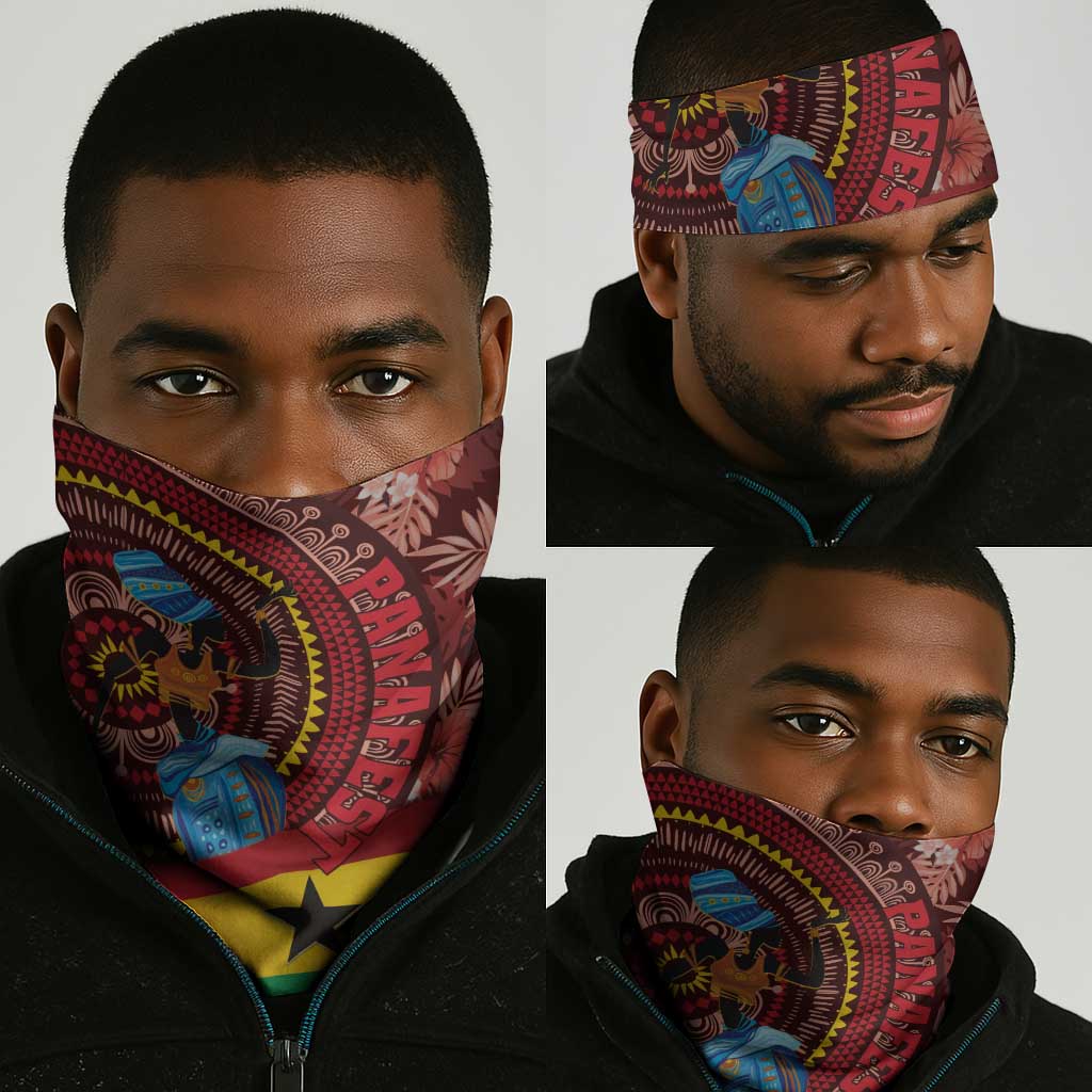 Panafest Neck Gaiter Ghana Tropical African Pattern LT01