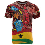 Panafest T shirt Ghana Tropical African Pattern