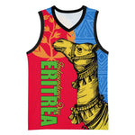 Eritrea Independence Day 2024 Basketball Jersey Eritrean Camel African Pattern - African Pride