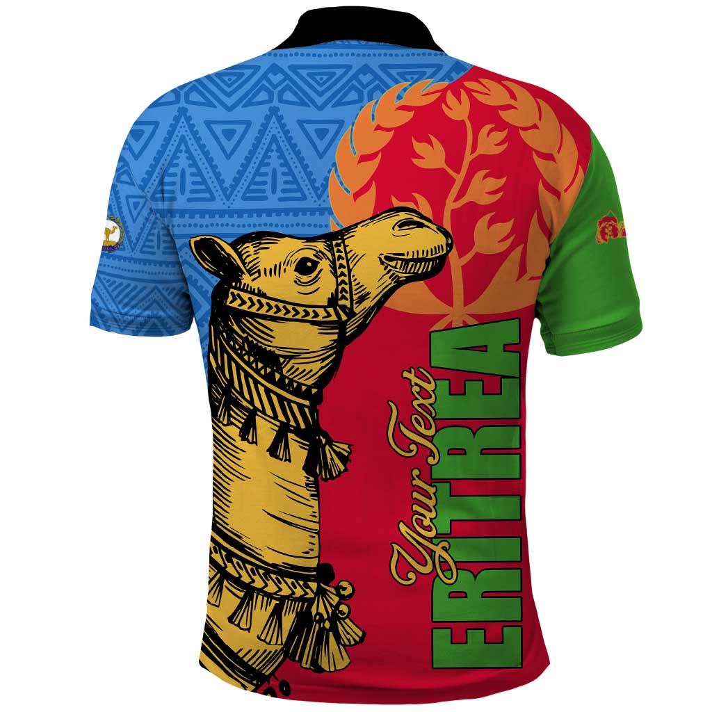Eritrea Independence Day 2024 Polo Shirt Eritrean Camel African Pattern