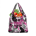 Pink Power Graffiti Grocery Bag Breast Cancer Awareness - African Pride
