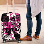 Pink Power Graffiti Luggage Cover Breast Cancer Awareness - African Pride