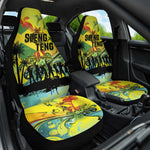 Jamaica Sleng Teng Riddim Car Seat Cover Booyaka Booyaka - African Pride