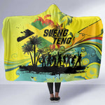 Jamaica Sleng Teng Riddim Hooded Blanket Booyaka Booyaka - African Pride