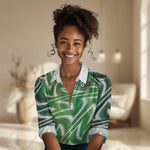 Custom Nigeria Football Women Casual Shirt Sporty Super Eagles