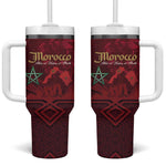 Happy Proclamation of Independence of Morocco Tumbler With Handle Barbary Lion's Roar - Fight for Free and Peace